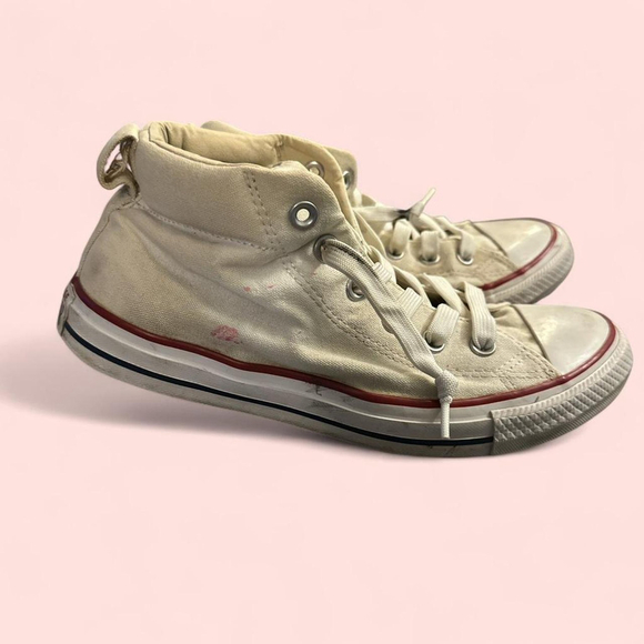 White high top converse - Picture 2 of 6